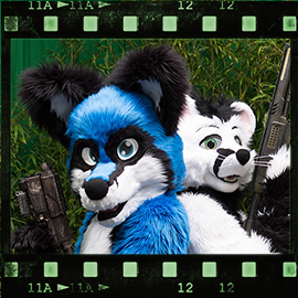 Eurofurence 2015 fursuit photoshoot. Preview picture of Kidran, Chaga